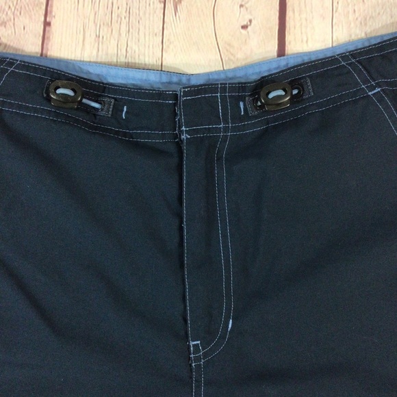 Gap Blue Bungee Waist Shorts - Picture 2 of 7